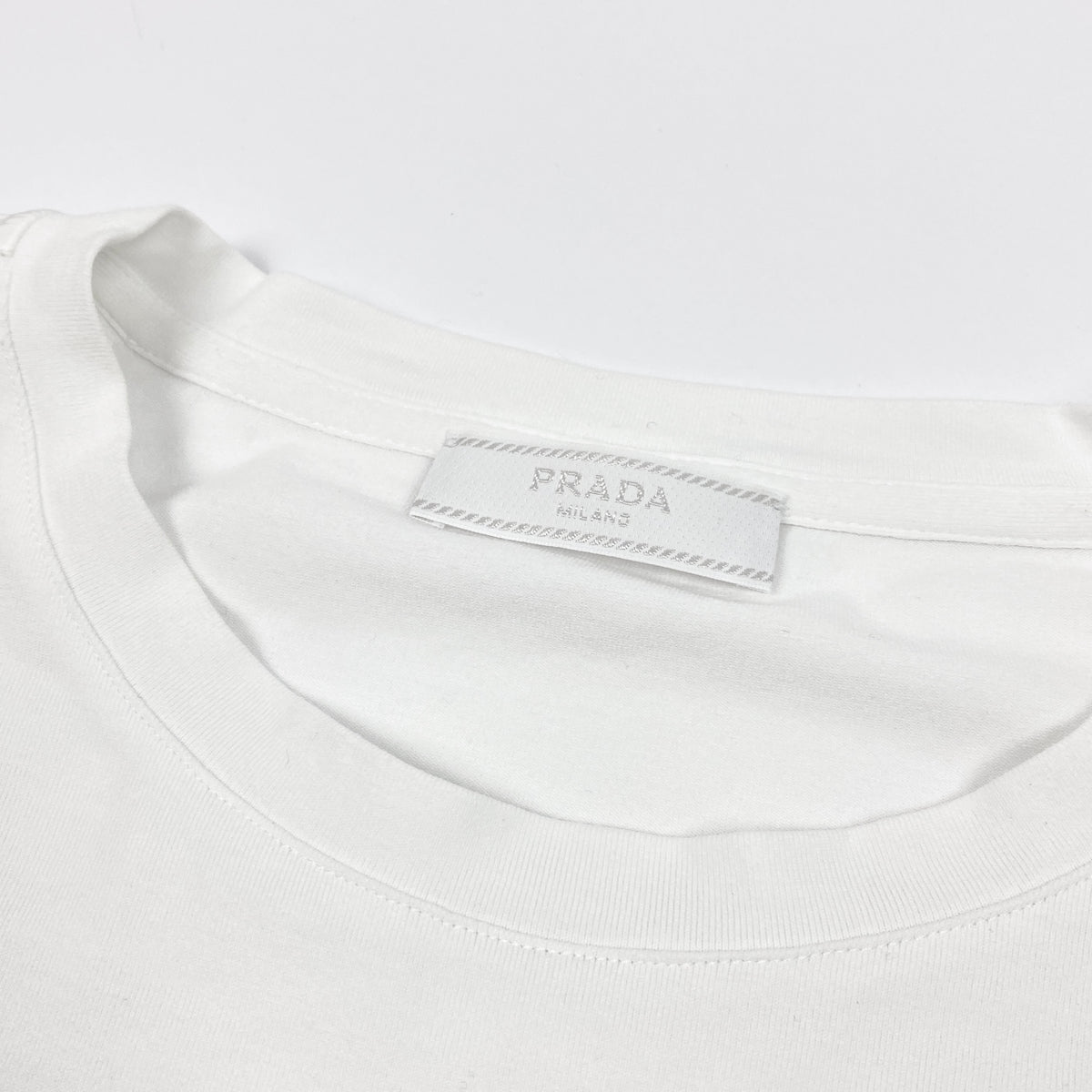 PRADA Linea Rossa Pocket Logo T-Shirt • M/L