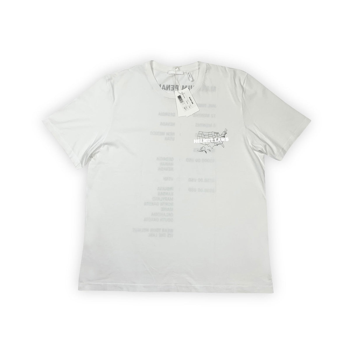 HELMUT LANG Helmut Law's Reflective T-Shirt
