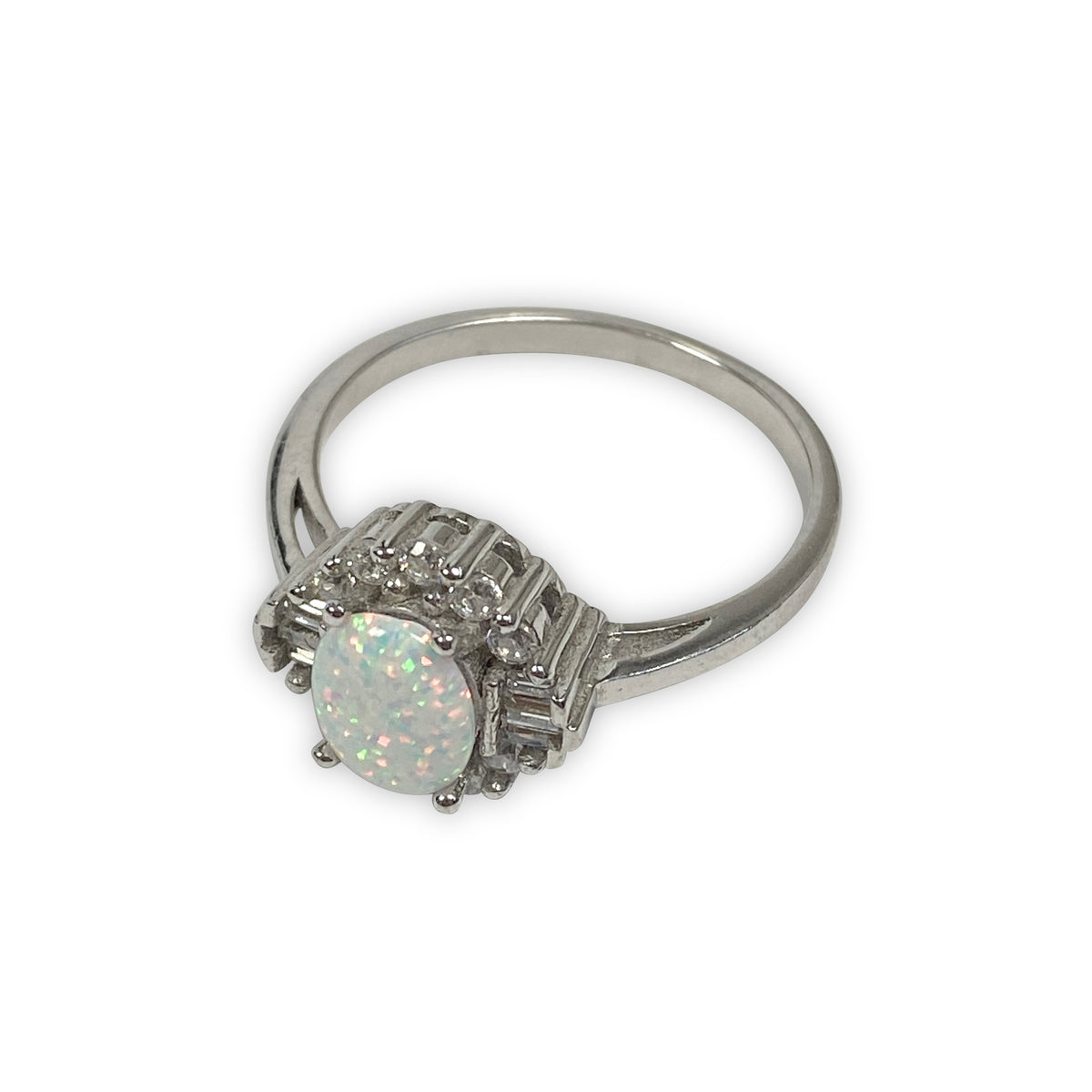 925 Sterling Silver OPAL Ring