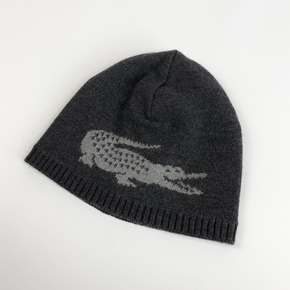 LACOSTE Reversible Croco Beanie
