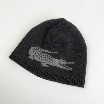 LACOSTE Reversible Croco Beanie