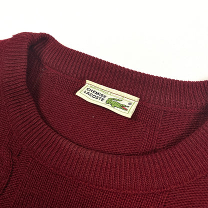 Vintage Lacoste wool knit sweater