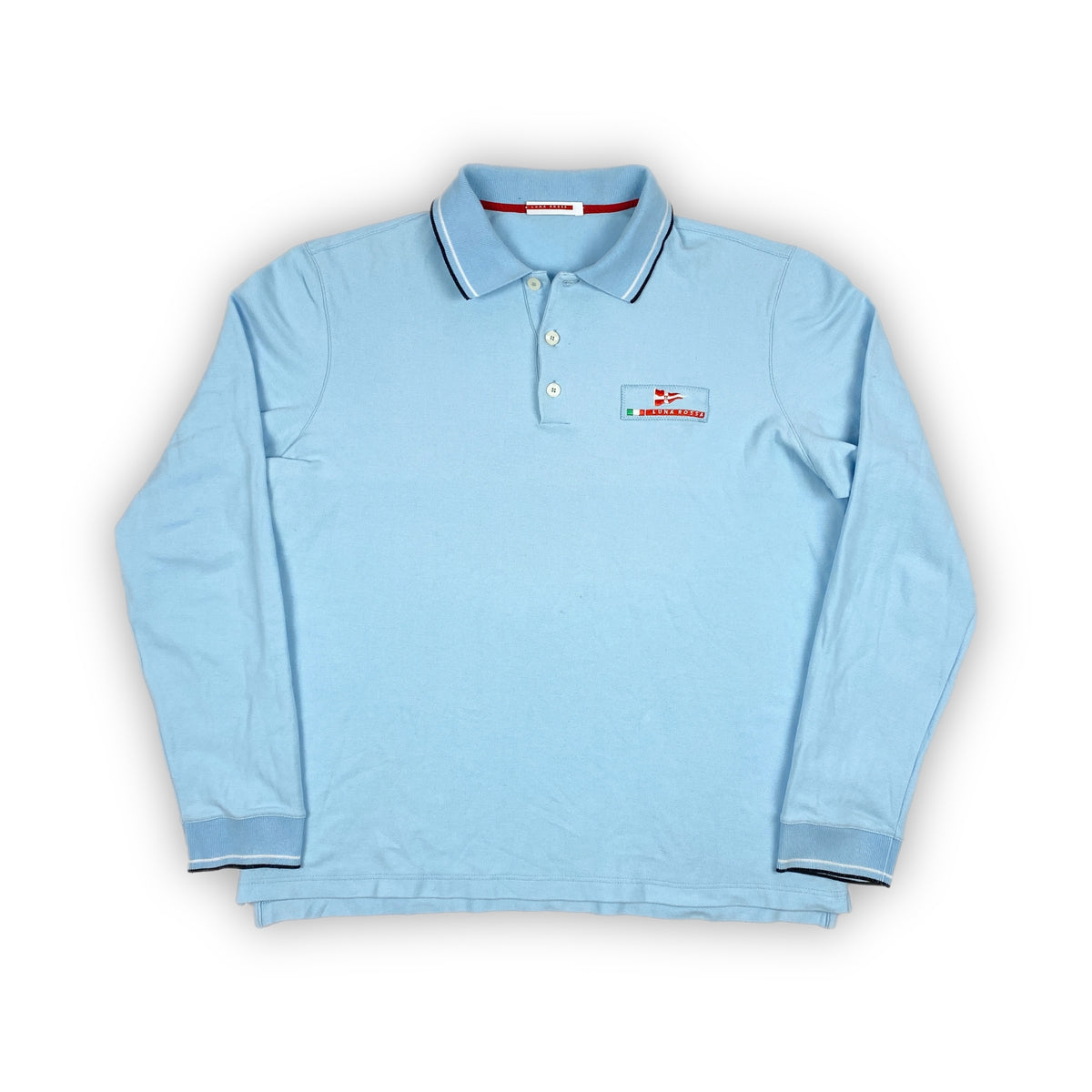 PRADA LUNA ROSSA polo shirt long sleeve