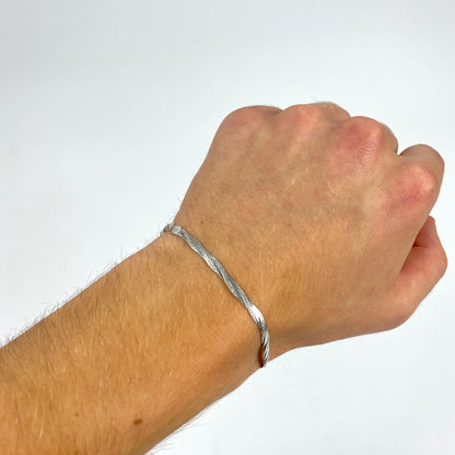 925 Sterling Silver Braided Bracelet