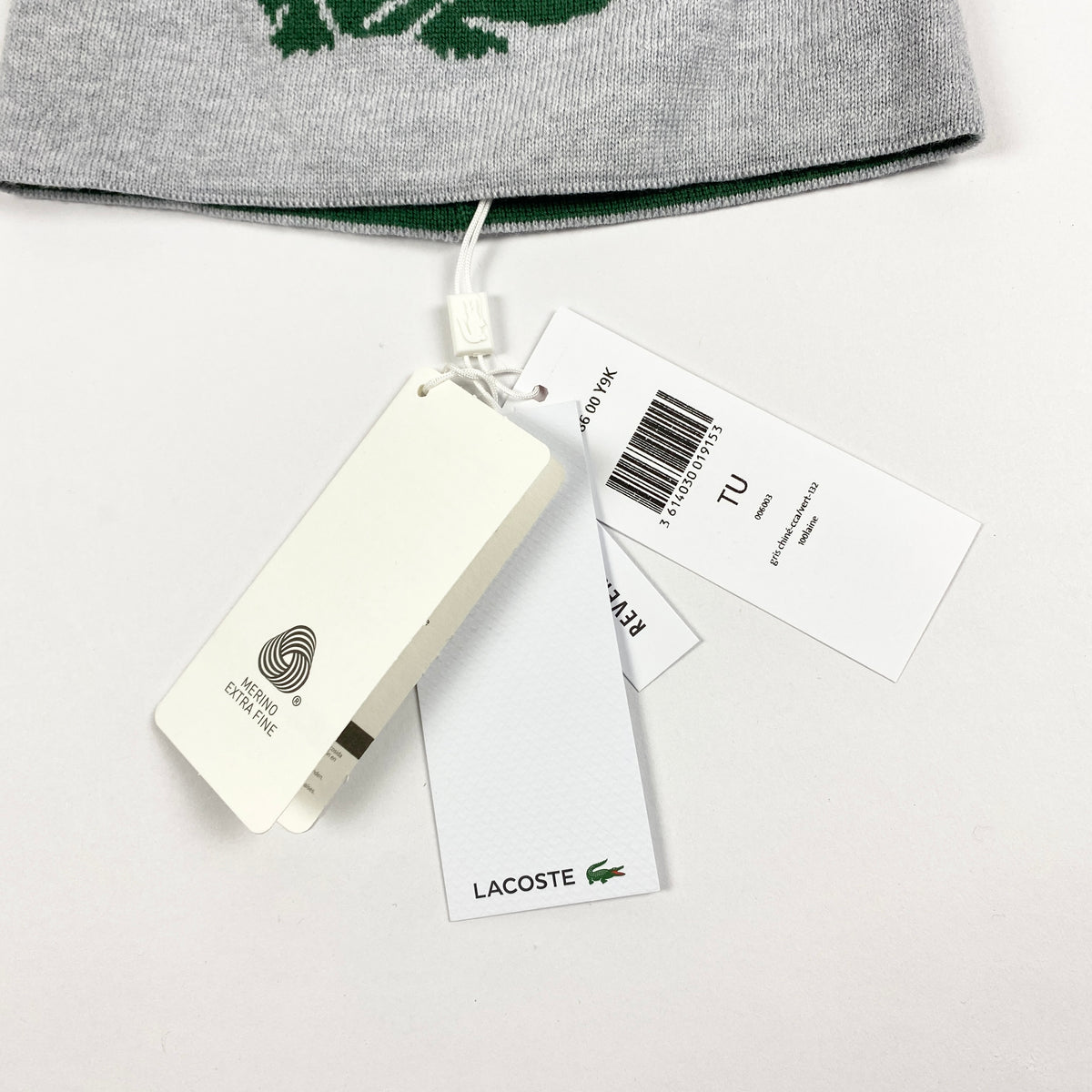 LACOSTE Croco Beanie Mütze