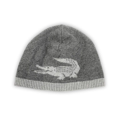 LACOSTE Reversible Croco Beanie