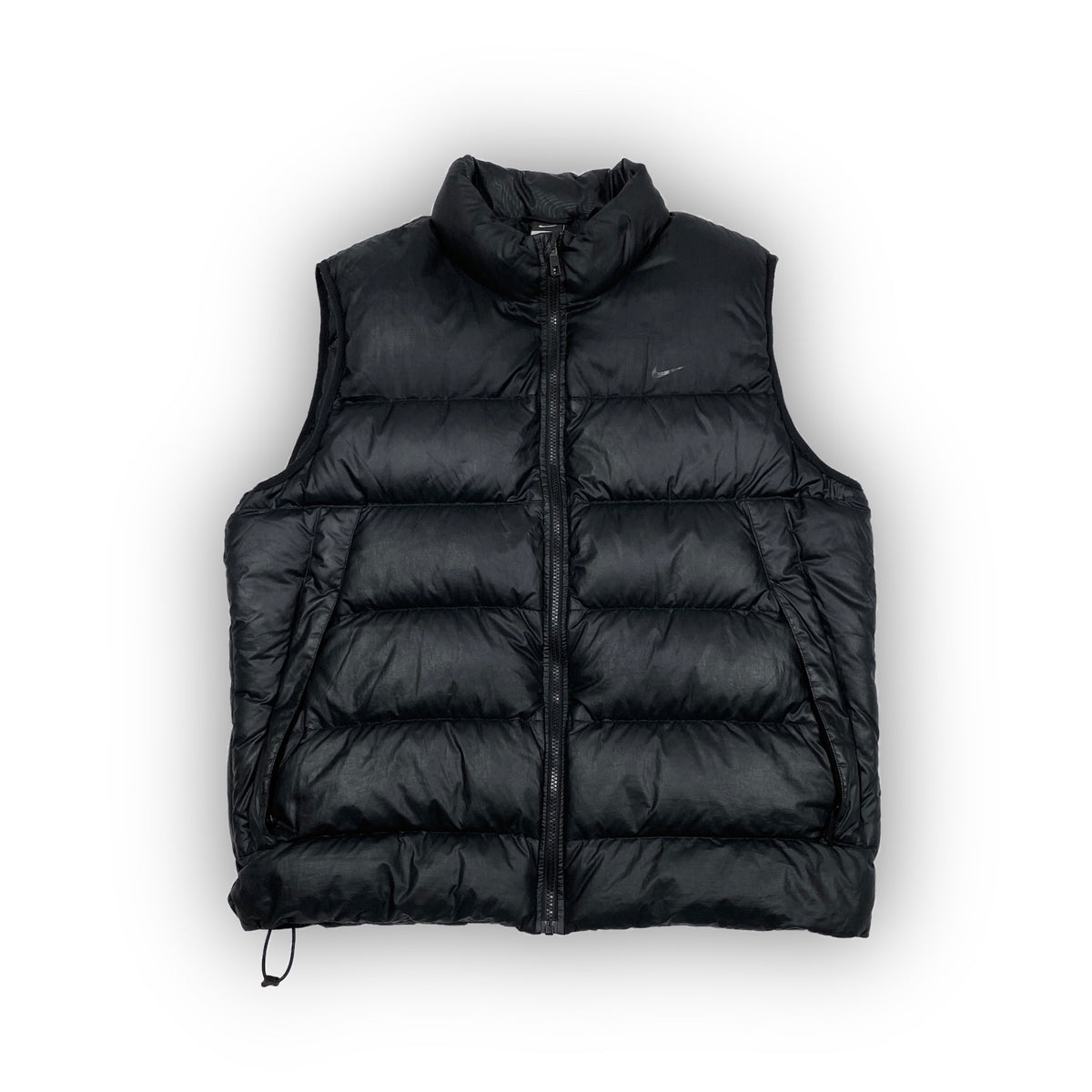 Vintage NIKE Puffer Vest black on black