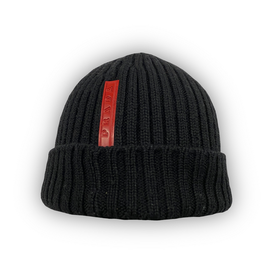 PRADA SPORT Wool Knit Beanie Mütze