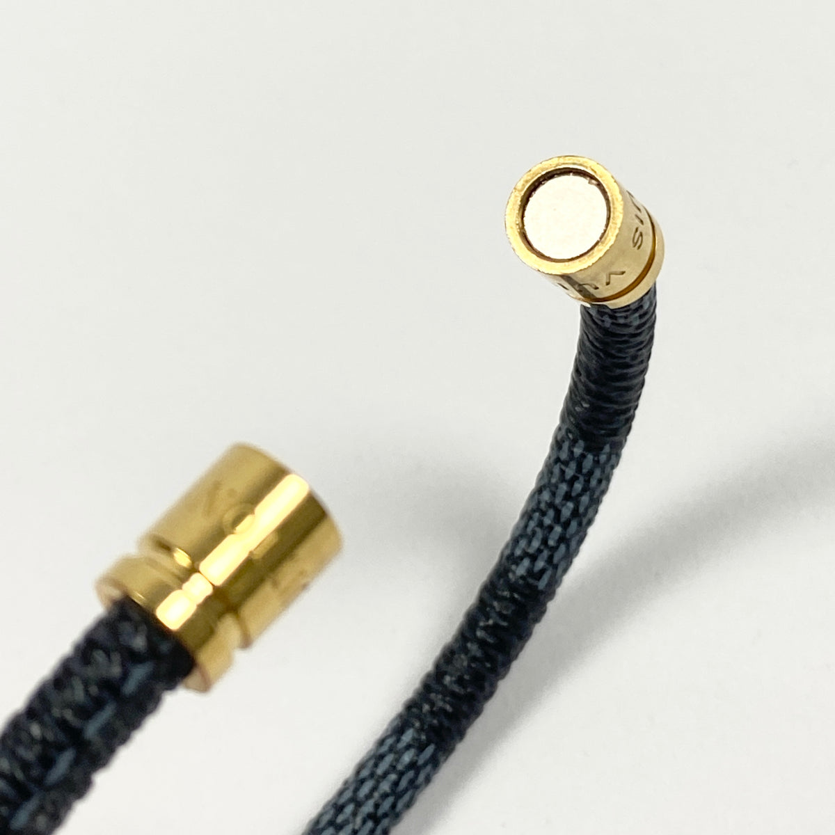 LOUIS VUITTON Monogram Leather Bracelet / Leather Bracelet