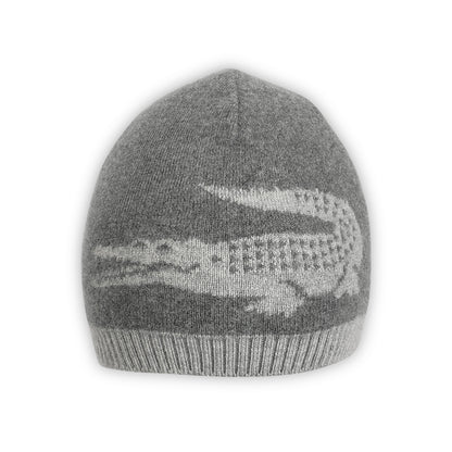 LACOSTE Reversible Croco Beanie