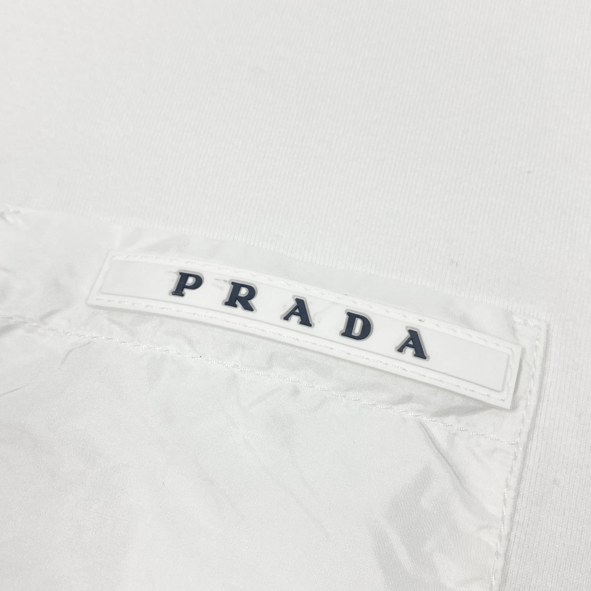 PRADA Linea Rossa Pocket Logo T-Shirt • M/L