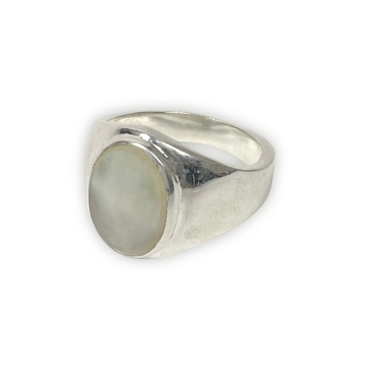 925 Sterling Silver MOTHER OF PEARL Ring