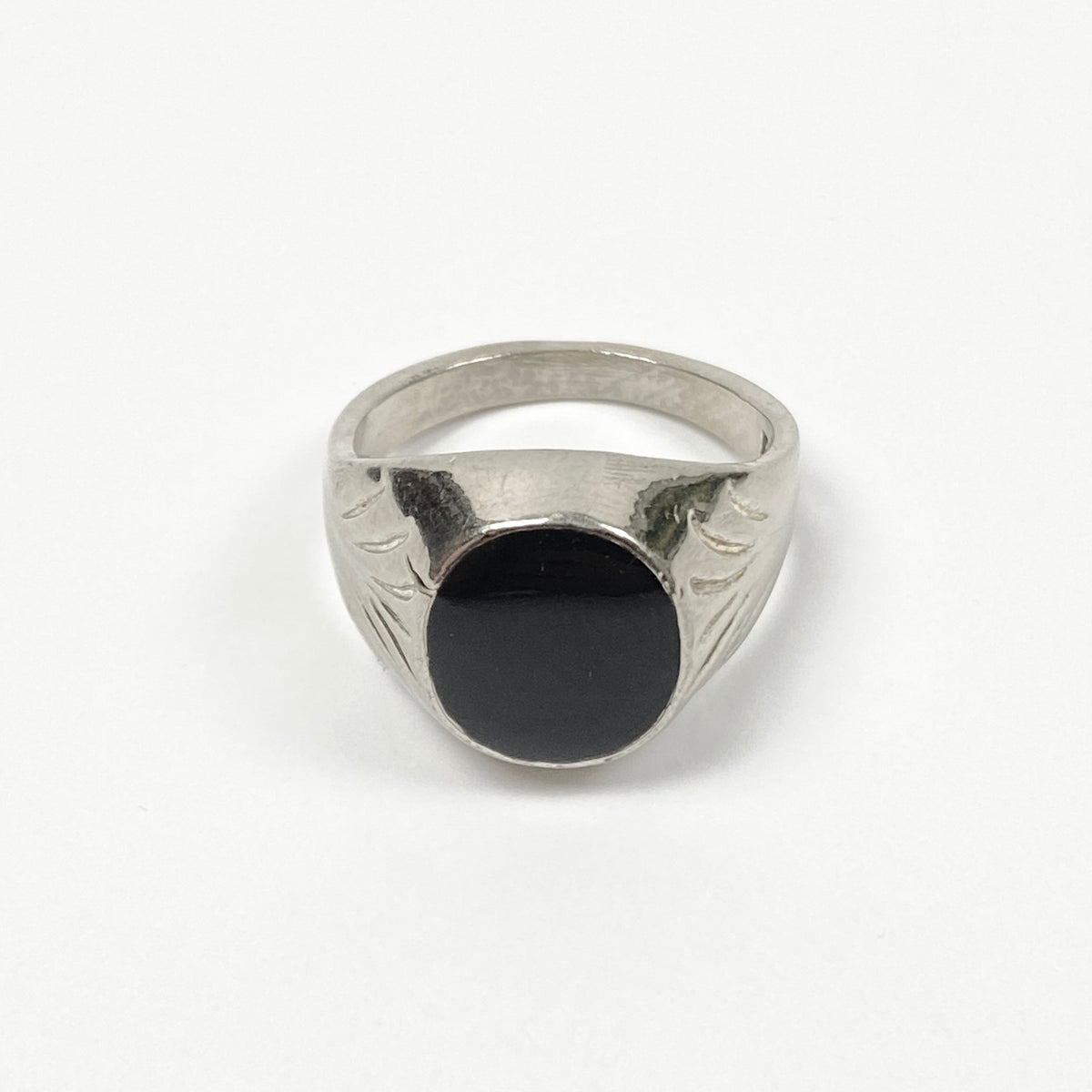 925 Sterling Silber Onyx Ring