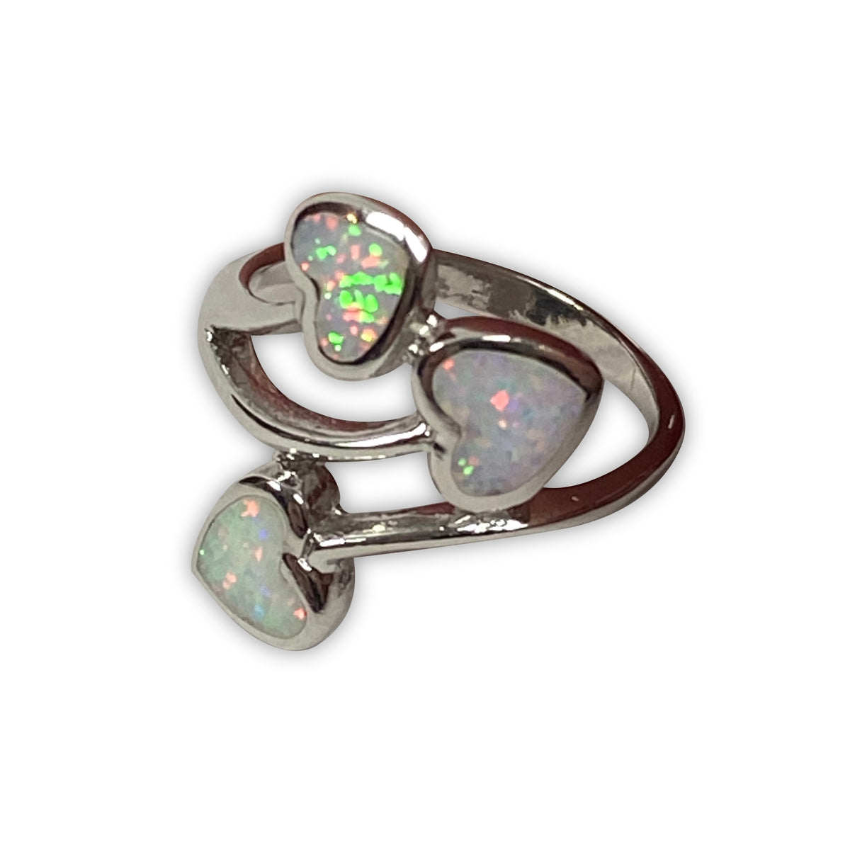 925 Sterling Silver OPAL Ring