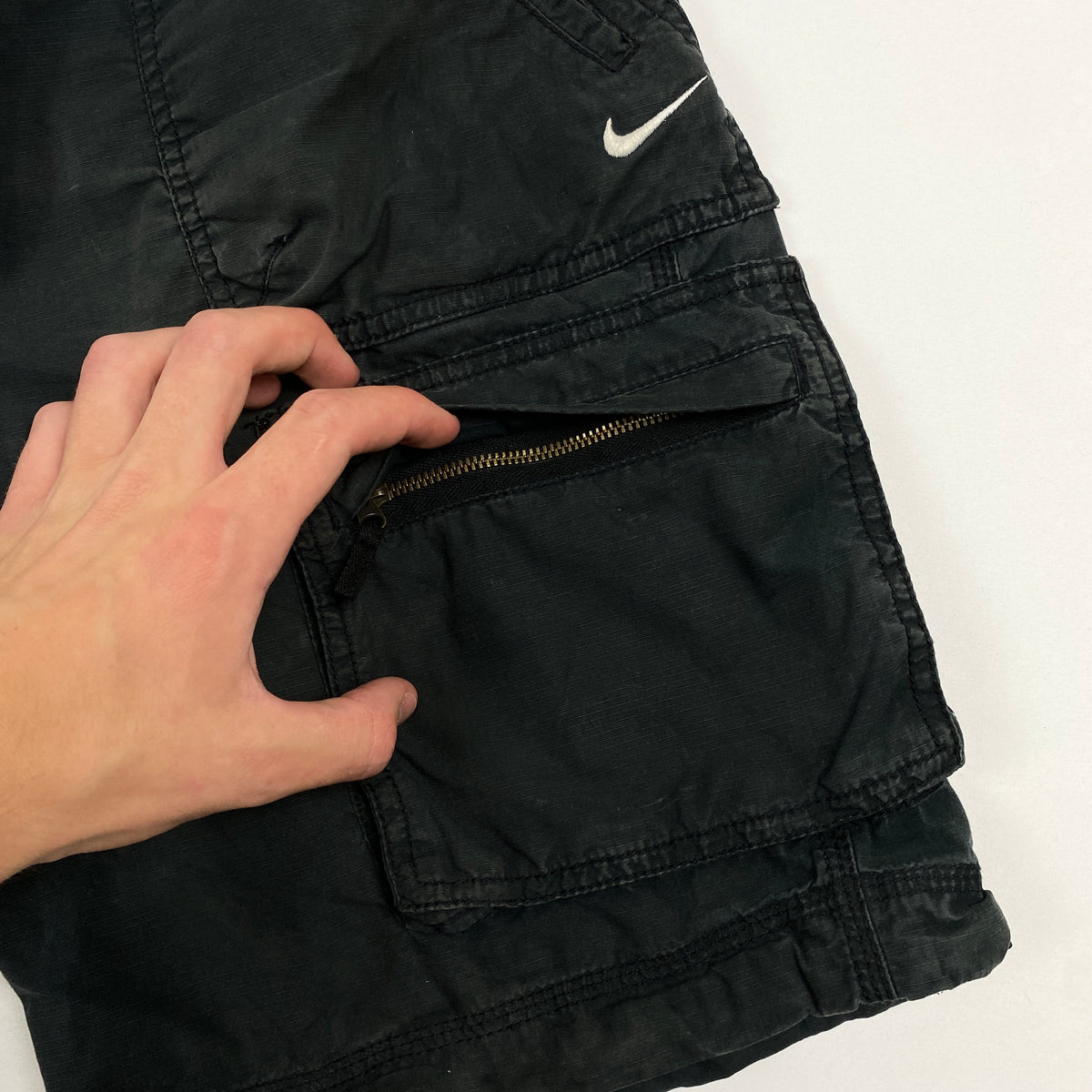 Vintage NIKE Washed Cargo Shorts