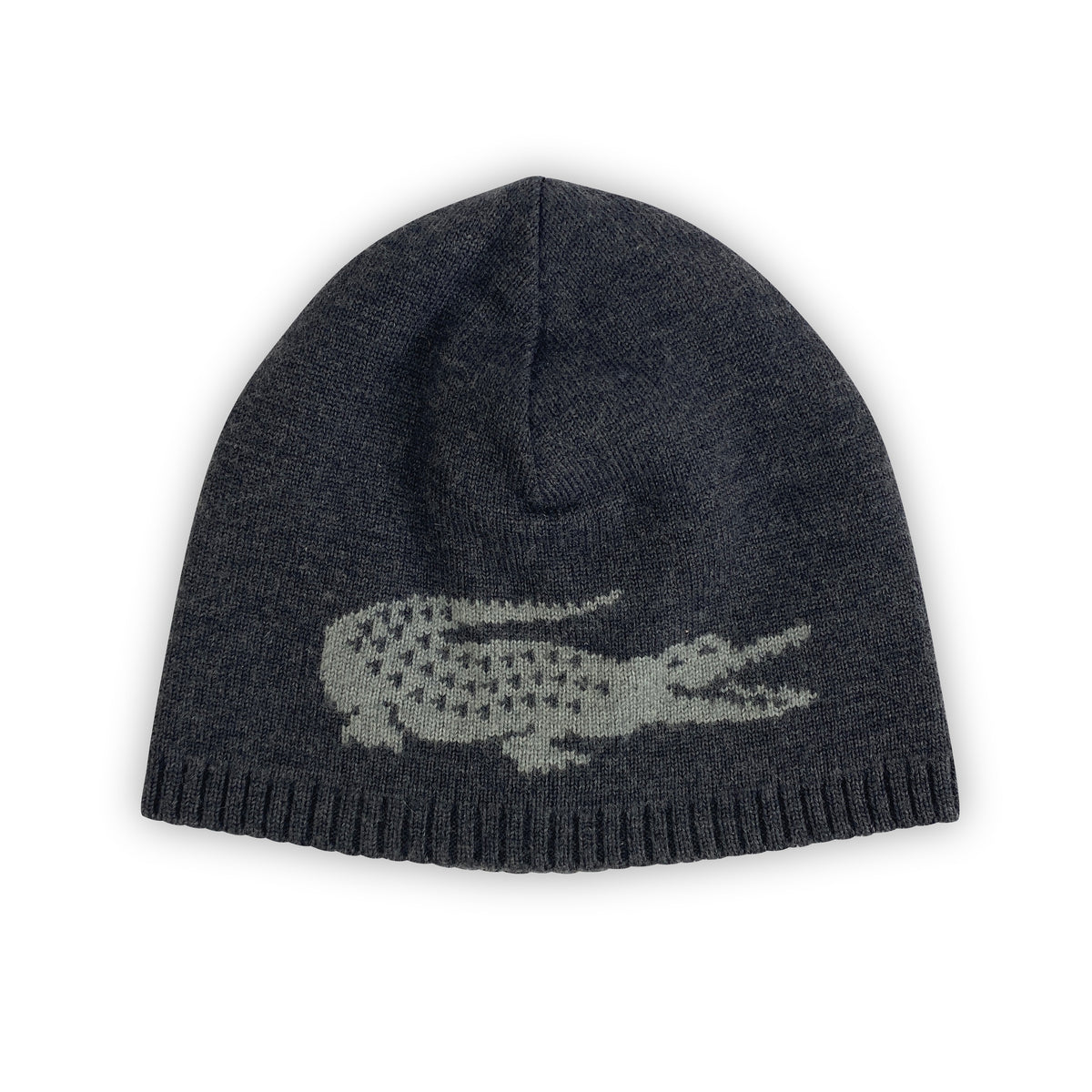 LACOSTE Reversible Croco Beanie