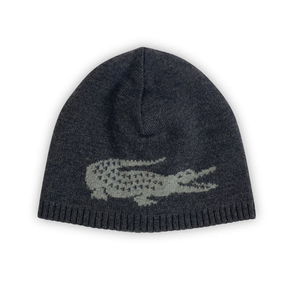 LACOSTE Reversible Croco Beanie