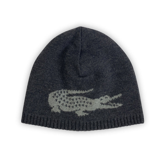 LACOSTE Reversible Croco Beanie Mütze