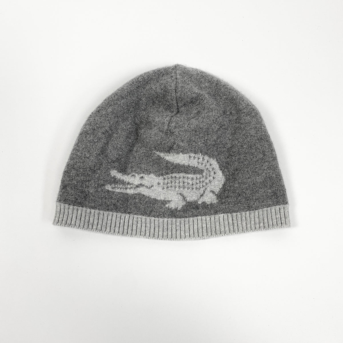LACOSTE Reversible Croco Beanie