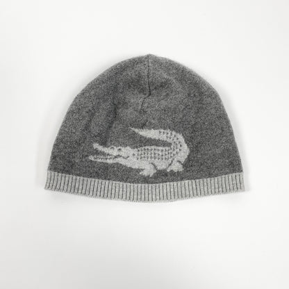 LACOSTE Reversible Croco Beanie