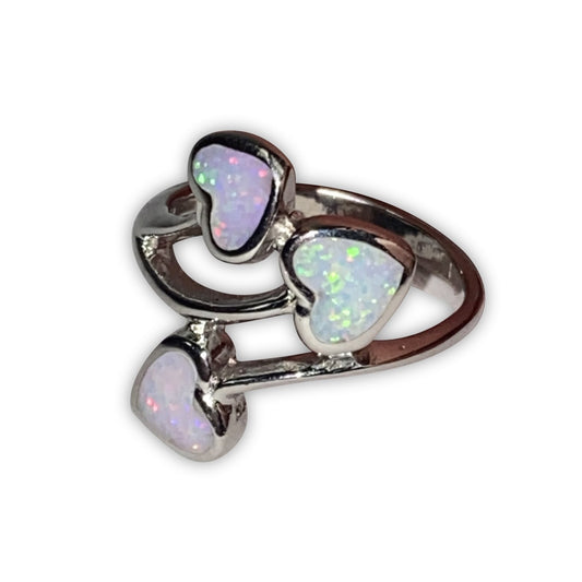 925 Sterling Silber Opal Ring