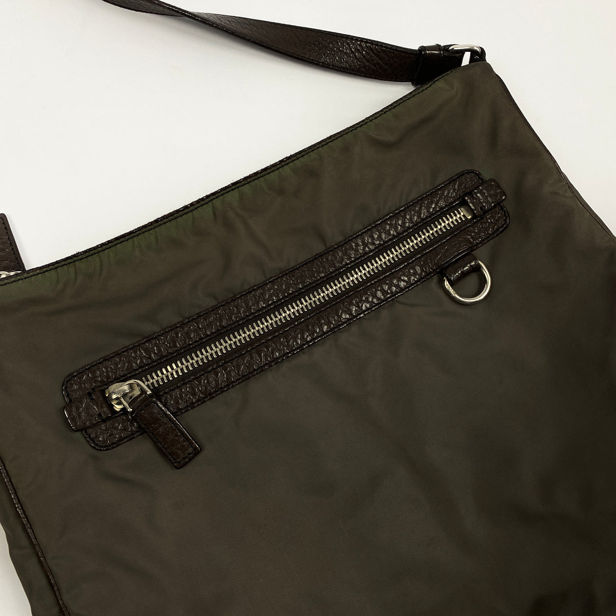 Vintage PRADA Leather Padded Messenger Bag