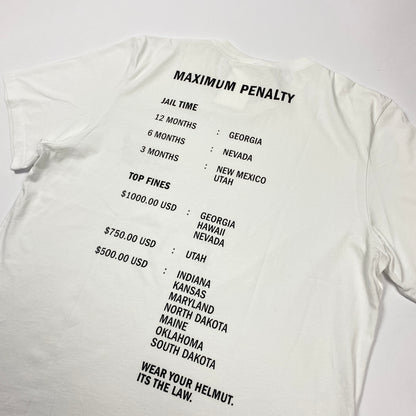 HELMUT LANG Helmut Law's Reflective T-Shirt
