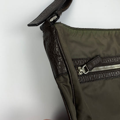 Vintage PRADA Leather Padded Messenger Bag