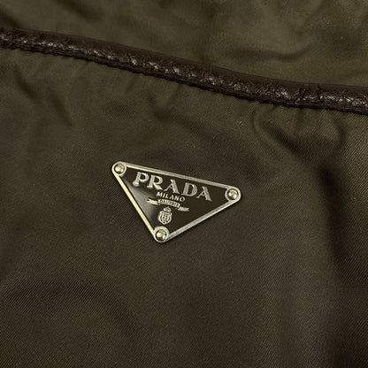 Vintage PRADA Leather Padded Messenger Bag