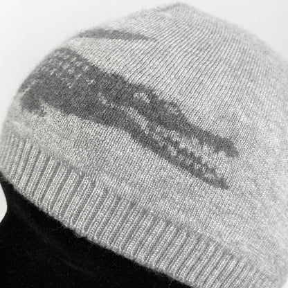 LACOSTE Reversible Croco Beanie