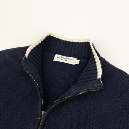 YVES SAINT LAURENT Knit Zip Sweater