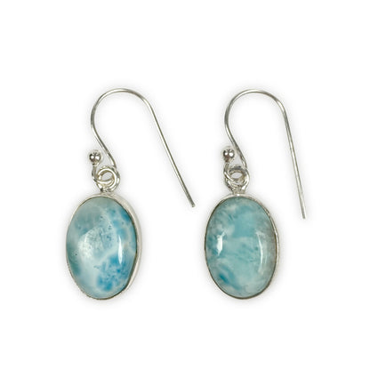 925 Sterling Silber LARIMAR Ohrringe