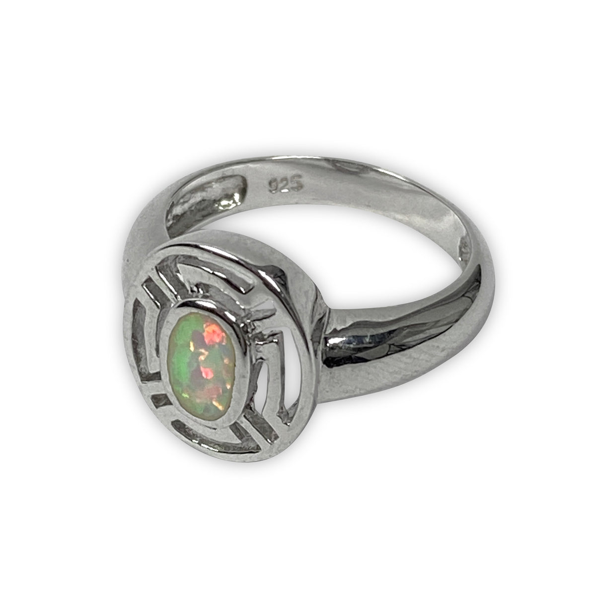 925 Sterling Silber Opal Ring