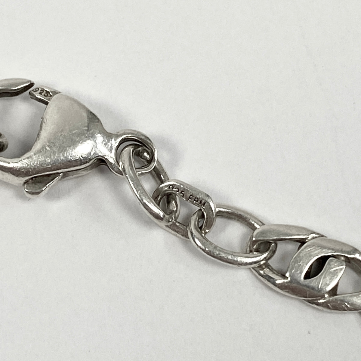 925 Sterling Silver 8-Link Bracelet / Bracelet