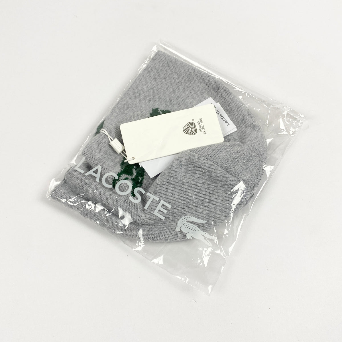 LACOSTE Croco Beanie Mütze