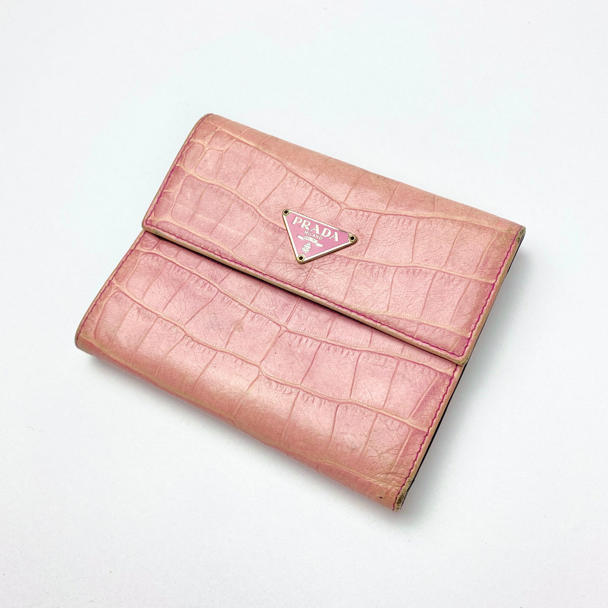 PRADA Alligator Leather Wallet