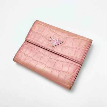 PRADA Alligator Leather Wallet