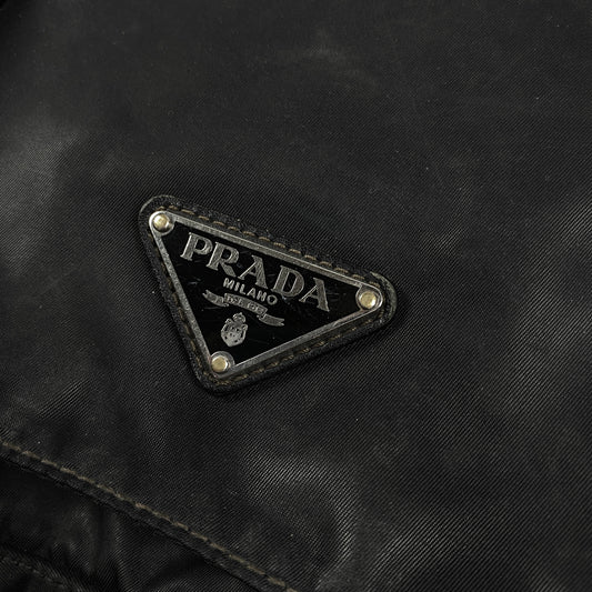 Vintage PRADA double strap messenger bag