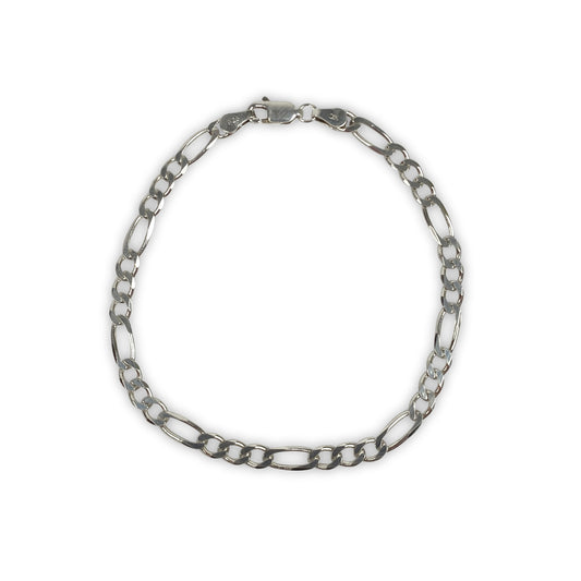 925 Sterling Silber Figaro Armband
