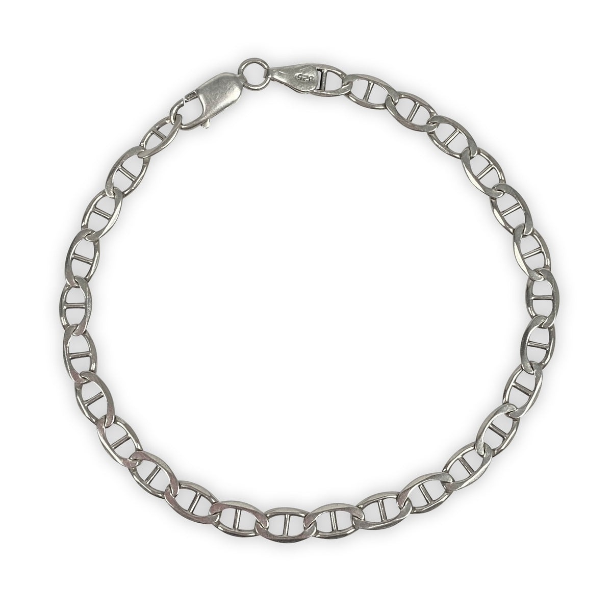 925 Sterling Silver Cuban Bracelet / Bracelet