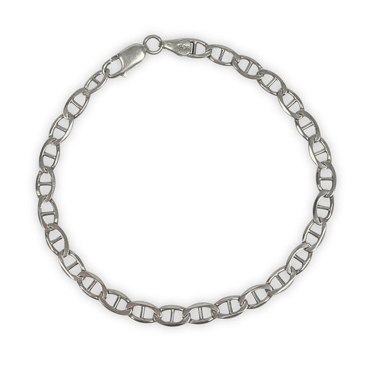 925 Sterling Silber Panzer Armband
