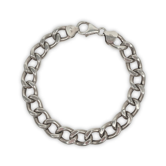 925 Sterling Silber Panzer Armband